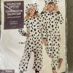 Dalmatian costume - kid size small 4-6